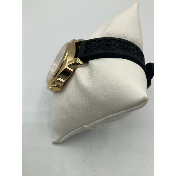 Coach Watch- about 36 mm, Black/Gold main image 9